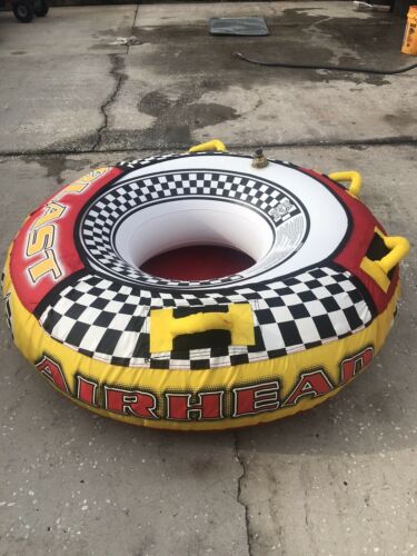 Airhead Blast Towable 48 In. Towable One Rider Snow Or Water Heavy Duty Pvc Tube