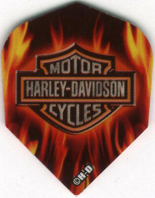 Harley-davidson Flames Dart Flights: 3 Per Set