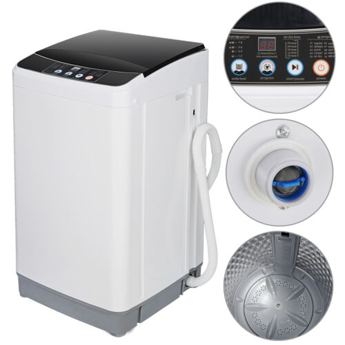 Portable Full-automatic Washing Machine Compact Powerful Washer Shock Absorption