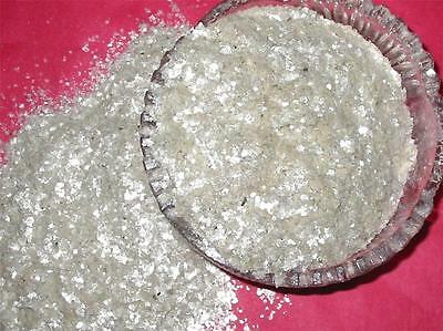 1 Ounce Christmas Vintage Style Real Mica Snow Flakes Natural Mineral