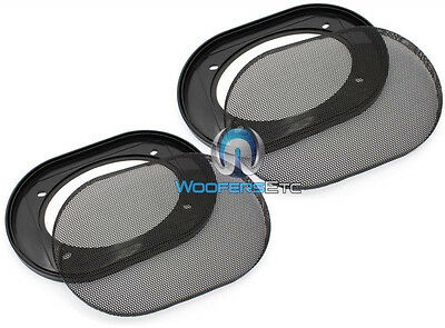 4x6" Grills Car Audio Speaker Coaxial Protective Covers Pair 4"x6" Universal New