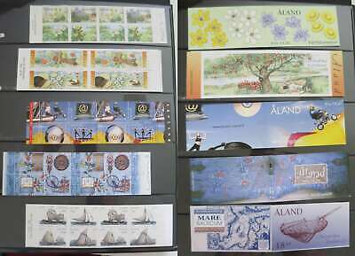 Aland ( Finland ) 1995-2002 Collection 5 Booklets ** /dm411