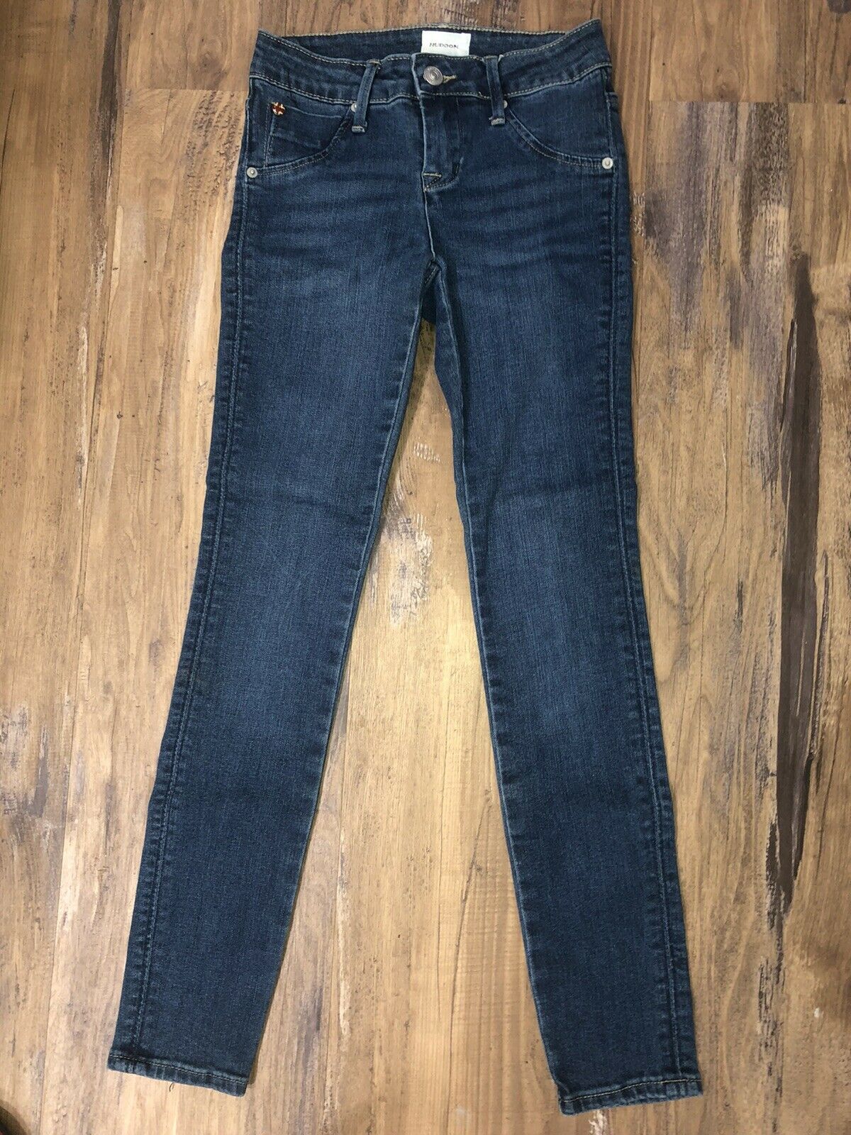 Girls Hudson Jeans Straight Skinny Blue Size 10 Excellent Condition!! Stretch