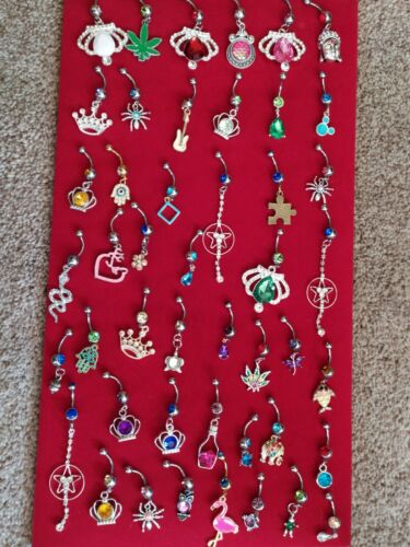 Wholesale Lot  Of 100 Pcs Belly Dangle Rings  Body Jewelry Homemade In  Usa
