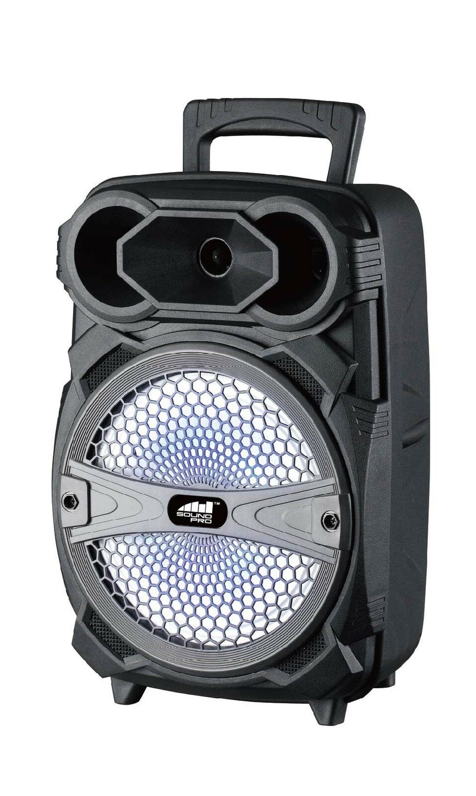 Naxa Electronics Nds-8004 Black 8-inch Portable Party Speaker With Led Lighti...