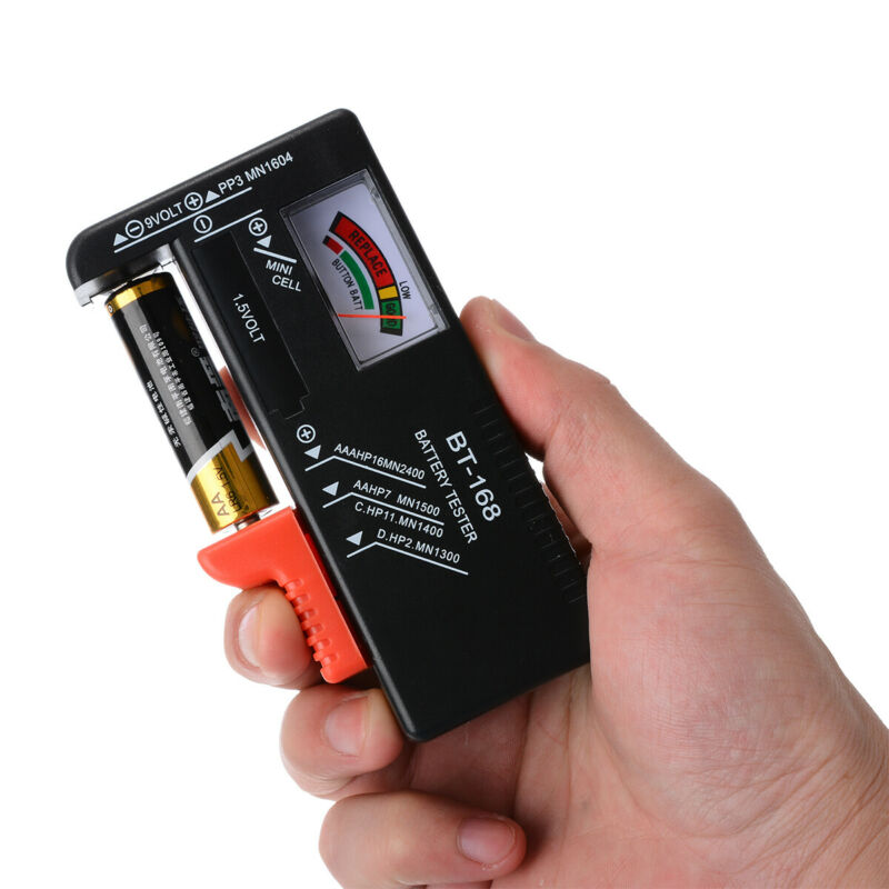 Bt168 Digital Battery Capacity Tester For 9v 1.5v Aa Aaa Cell C D Batteries *#