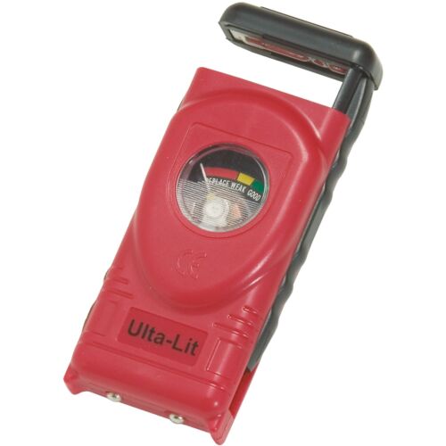 Ulta Lit Battery Tester, Use With C D Aaa Aa 9v N And Button Cell Batteries