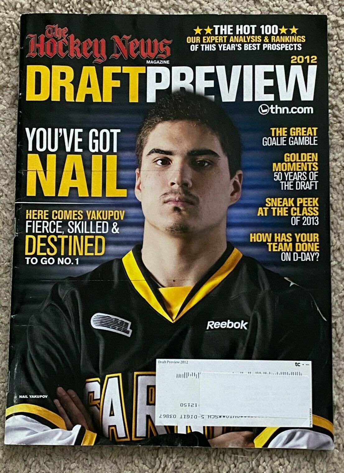 Hockey News Vintage Magazine Draft Preview 2012 Nail Yakupov