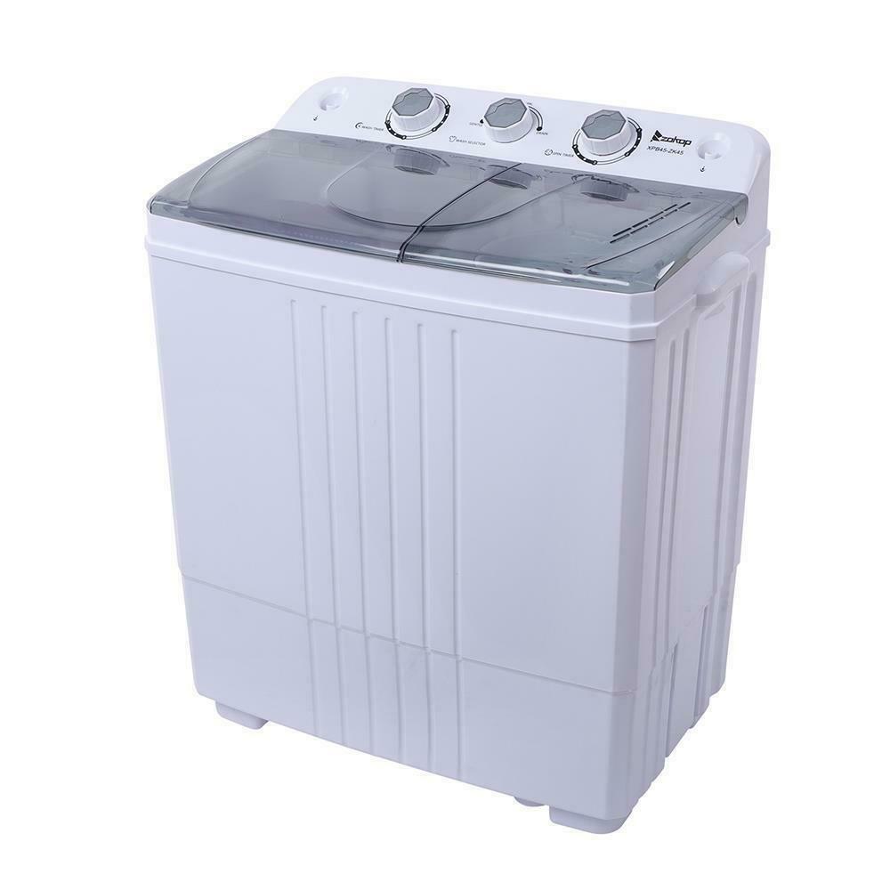 Zokop Upgrade Large Power 400w Laundry Washer Spin Dryer With Drain Pump