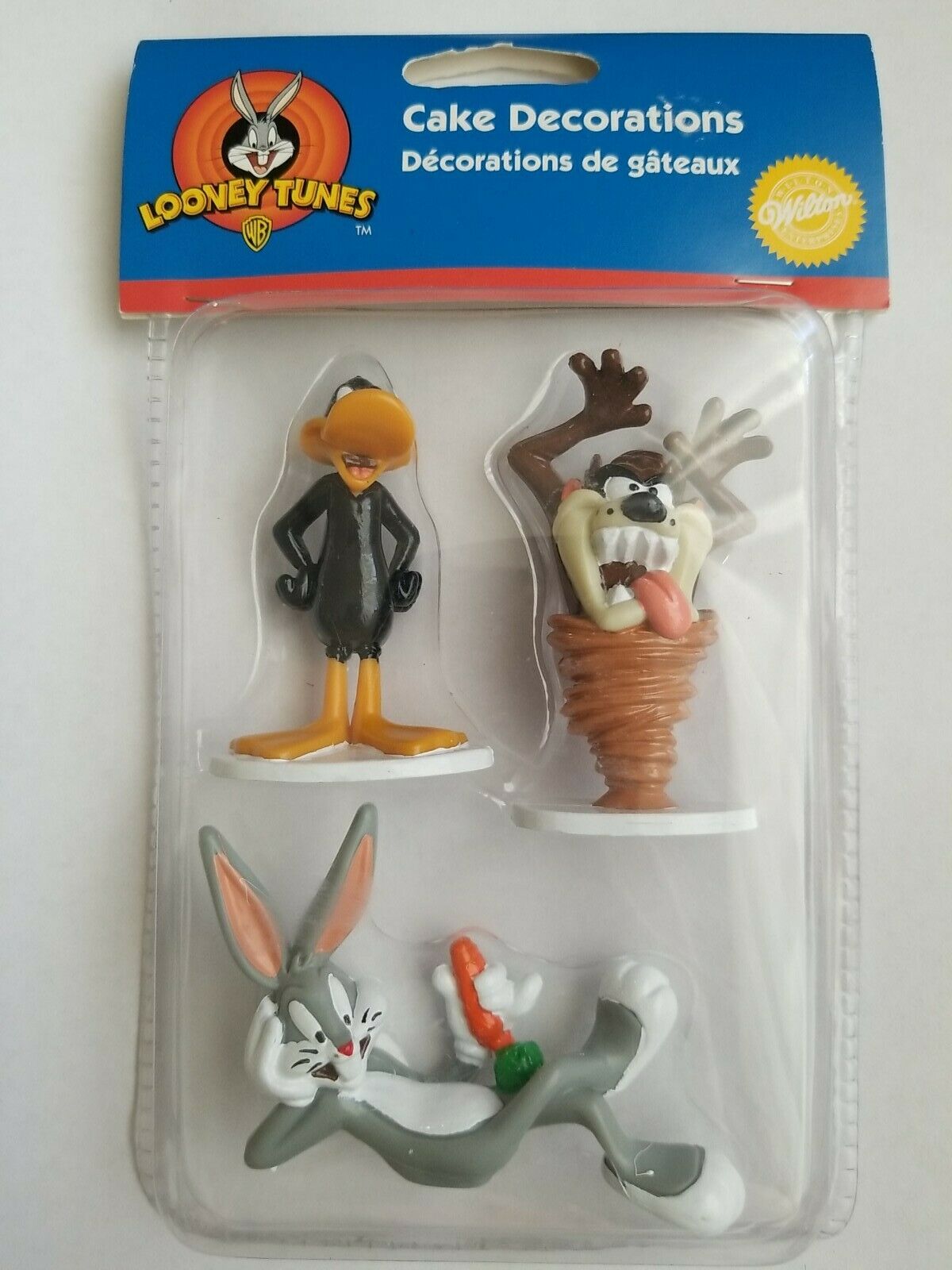 Vintage 1997 New In Package (2002) Looney Tunes Cake Topper 4pc Set By Wilton
