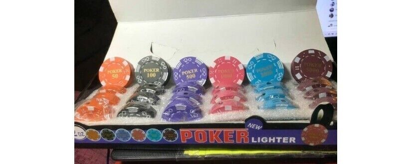 Poker Chip Lighters Brand New!