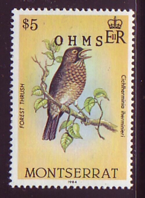 Unused Single: Montserrat: #o-77. Mf1. Never Hinged Og. Scv $9