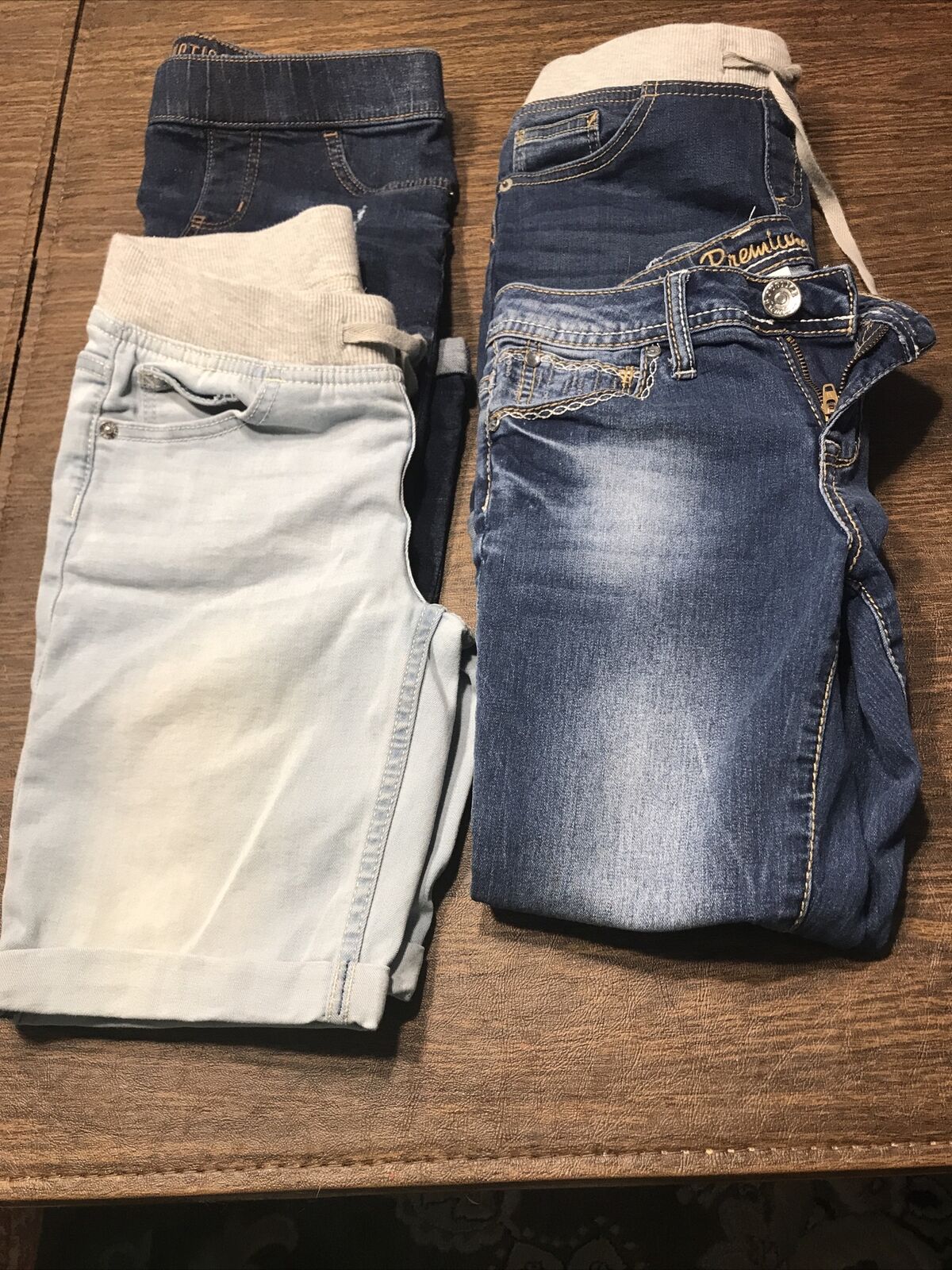 Justice Girls Size 10 Lot Of 4 Jeans And Shorts