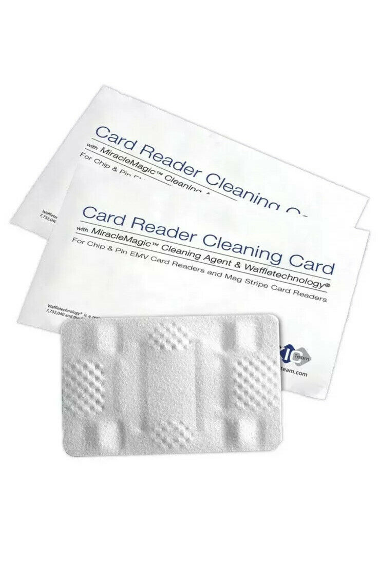 Starbucks Card Reader Cleaning Card With Waffletechnology For Chip/pin & Mag