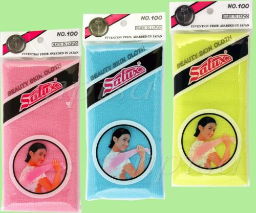 Salux 1 X Japanese Beauty Skin Cloth Bath Body Towel Exfoliating Wash Cloth