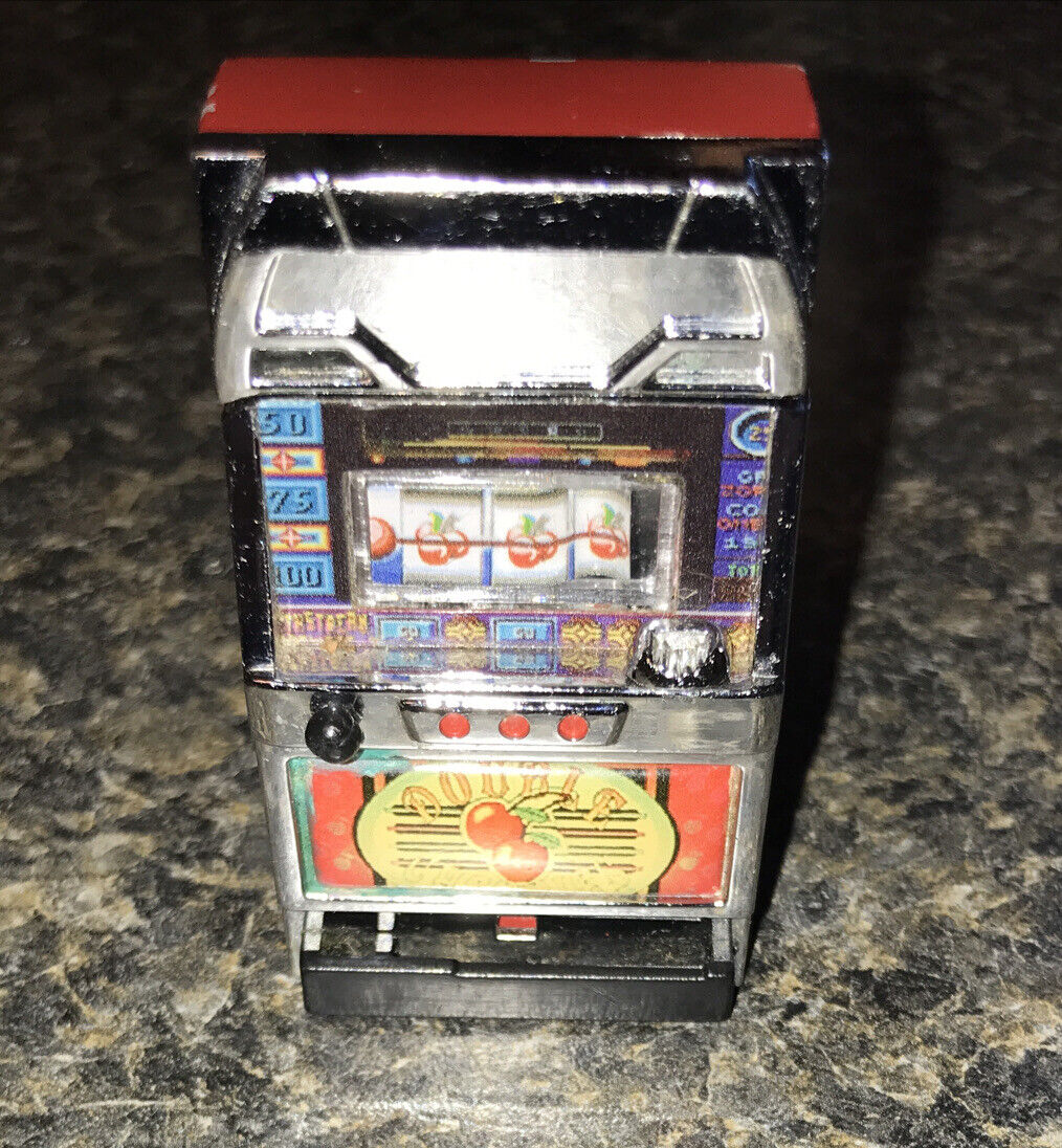 Casino Slot Machine Double Cherry Lighter Vintage
