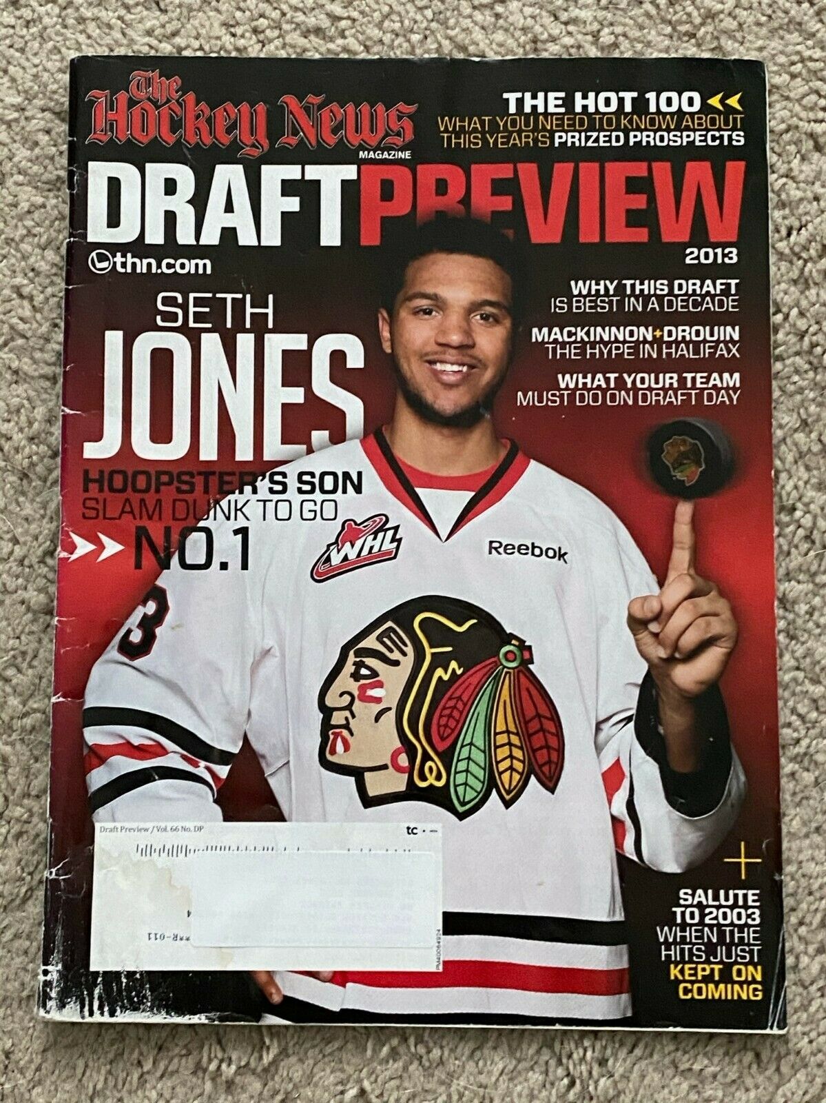 Hockey News Vintage Magazine Draft Preview 2013 Seth Jones