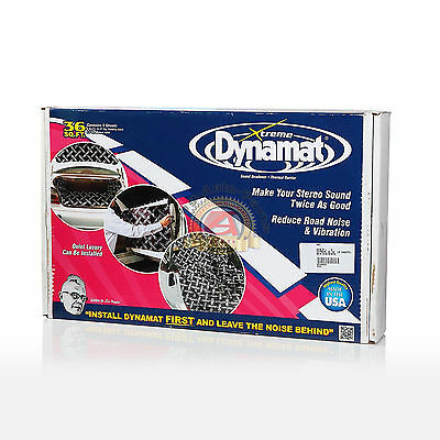 Dynamat 10455 Xtreme/extreme Bulk Pack Sound Damping Deadener Car Kit 9 Sheets