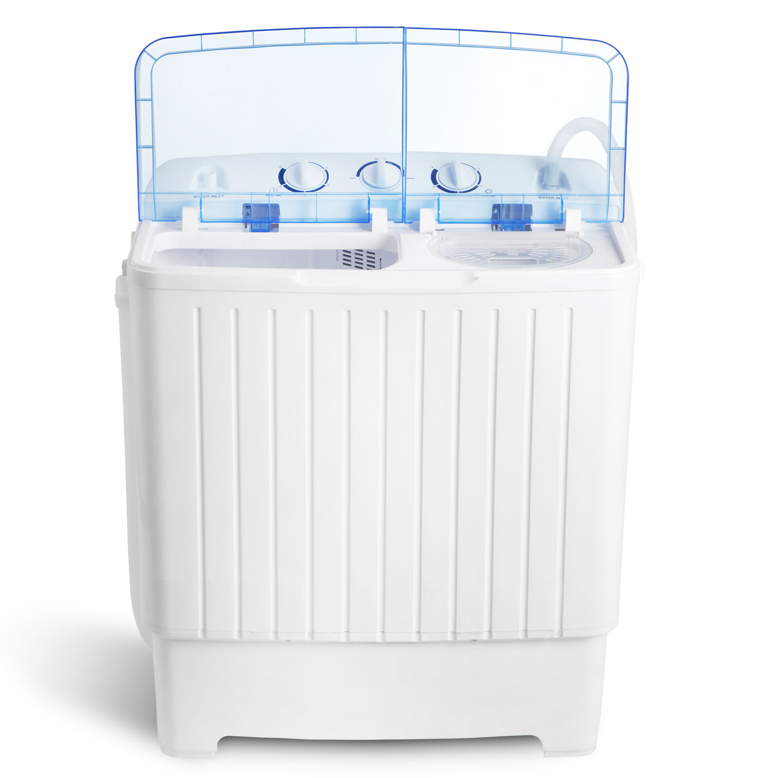 Portable Wash Machine 17.6lbs Mini Compact Twin Tub Laundry Washer Spin Dryer