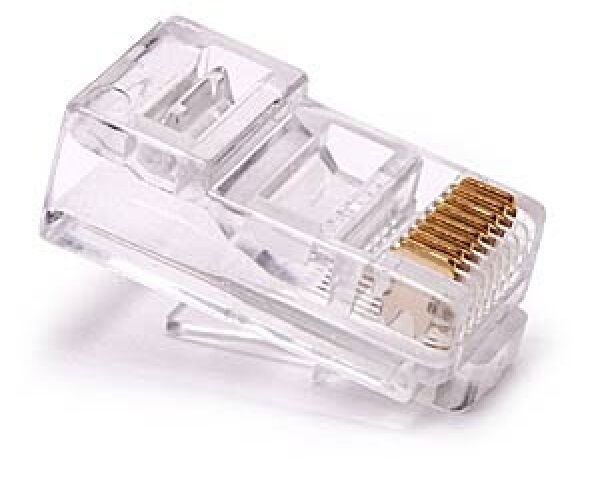 100 Pcs Lot Rj45 Network Cable Modular Plug Cat6 8p8c Connector End