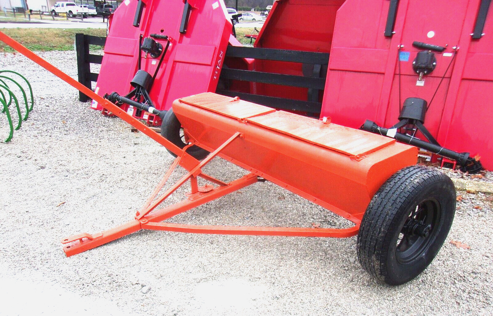 8 Ft. Ezee Flow Drop Seed-lime-fert Spreader -(free 1000 Mile Delivery From Ky)