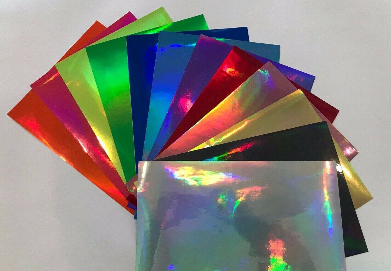 Oil Slick,holographic Rainbow Sign Vinyl, Pick Color/size, Oilslick   New Colors